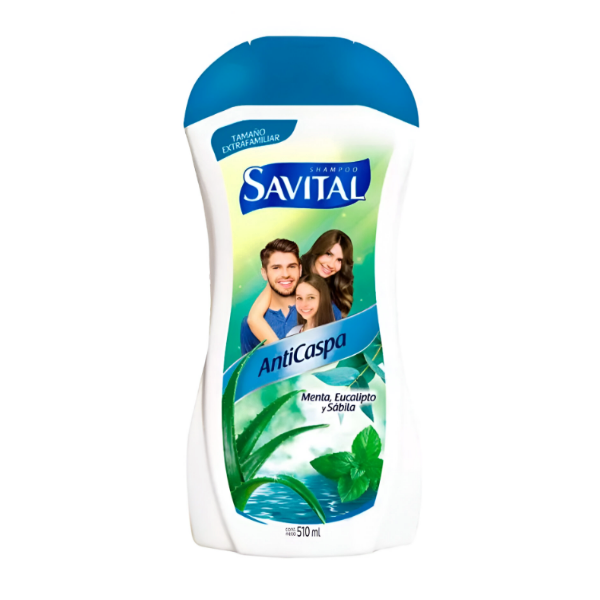 Savital Shampoo Anticaspa Menta 510Ml