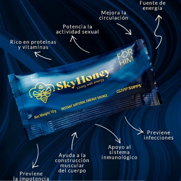 Sky Honey For Him Sachets X 10Ml. Gmfsupps - Imagen 3