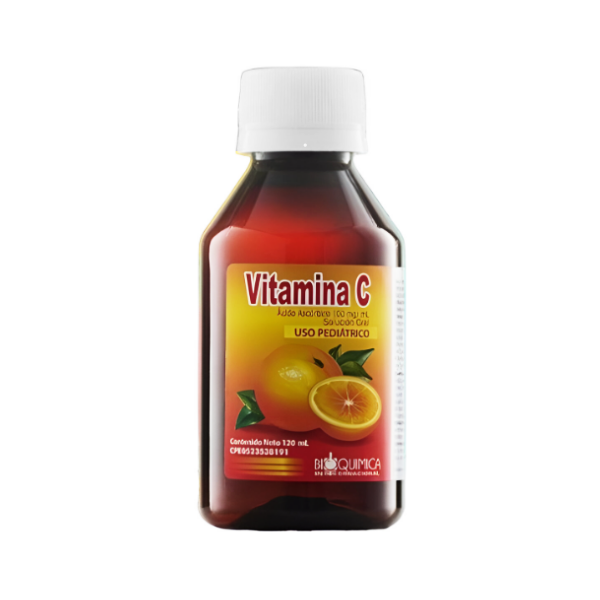Vitamina C Jarabe Pediátrico 100Mg/Ml X 120Ml Buioquimica