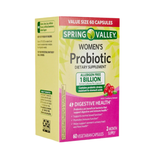 Womens Probiotic 1 Billion X 60 Cápsulas Spring Valley