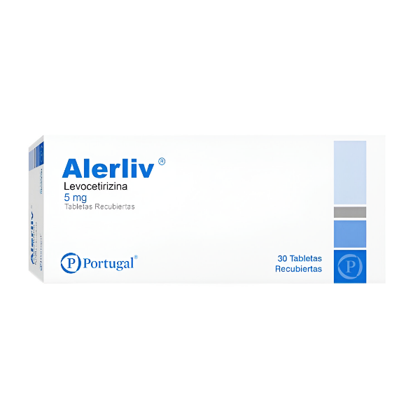 Alerliv Levocetirizina 5Mg X 30 Tabletas Portugal