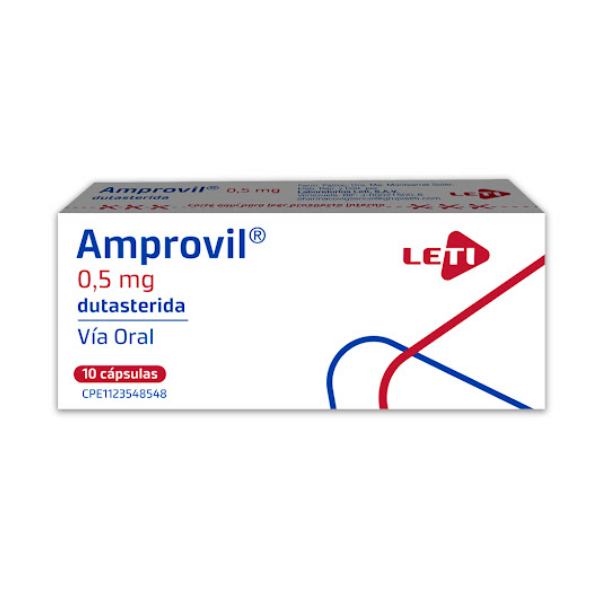 Amprovil Dutasterida 0.5Mg X 10 Cápsulas Leti