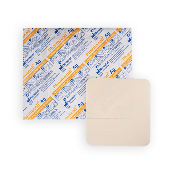 Apósito Hidrocoloide Antimicrobial Con Alginato De Plata 10Cmx10Cm X Unidad Pharmaplast