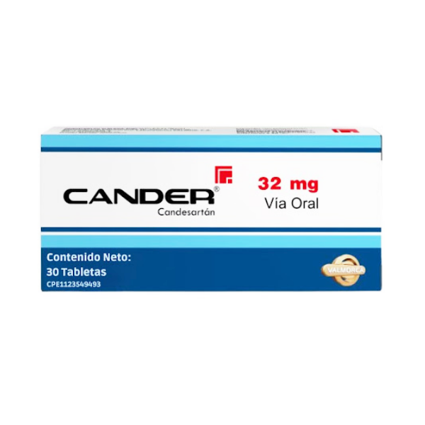 Cander Candesartán 32Mg X 30 Tabletas Valmorca