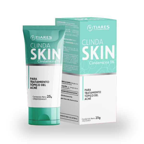 Clinda Skin Clindamicina 1% Gel X 25Gr. Tiares