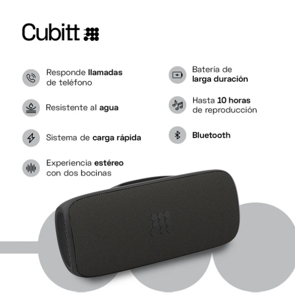 Cubitt Bocina Power Pro Negra Ct-Pwpr01 - Imagen 3