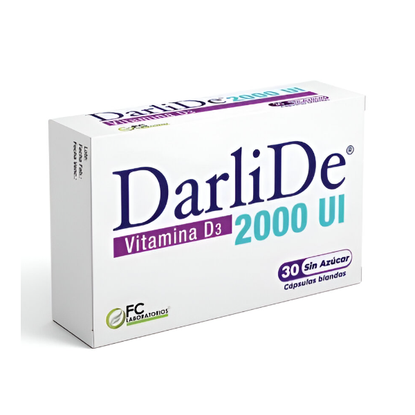 Darlide 2000Ui X 30 Cápsulas Blandas Sin Azúcar Fc Pharma