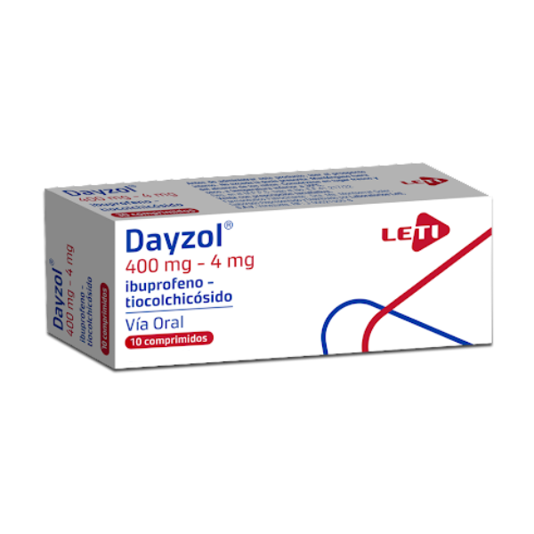 Dayzol 400Mg/4Mg X 10 Comprimidos Leti