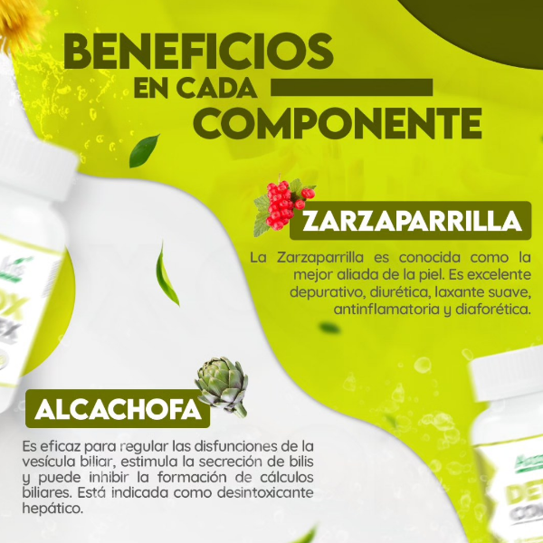 Detox 300Mg X 60 Cápsulas Arco Iris - Imagen 5