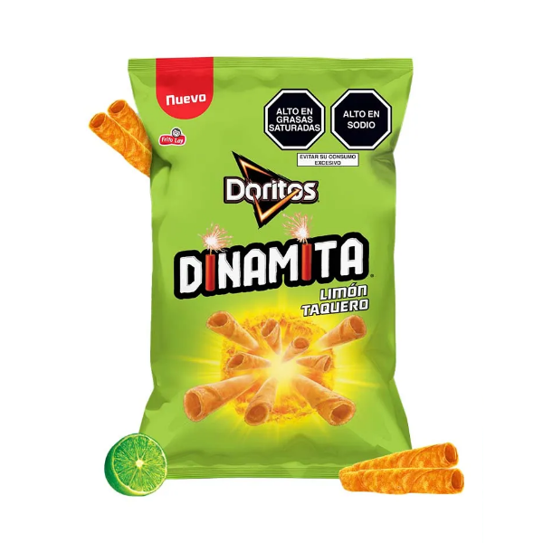 Doritos Dinamita Limon Taquero 150Gr.