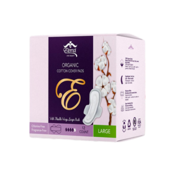 Eternal Cotton Toallas Sanitarias Noche X 12 Unidades