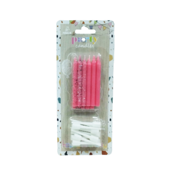 Fenglin Velas Happy Birthday Mix Color X 12 Unidades - Imagen 2