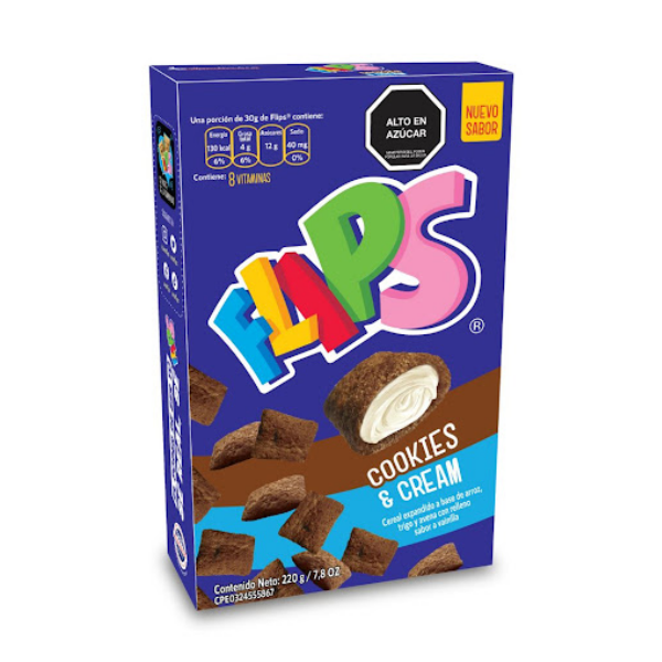 Flips Cookies Cream 220Gr.