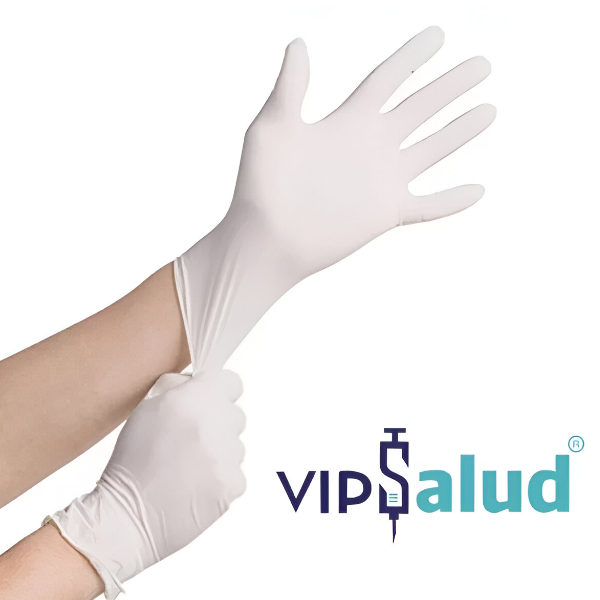 Guantes Quirurgicos De Latex. Talla 8 Vip Salud