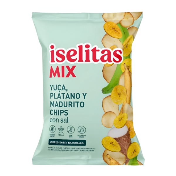 Iselitas Mix Yuca Platano Madurito Chips 220Gr.