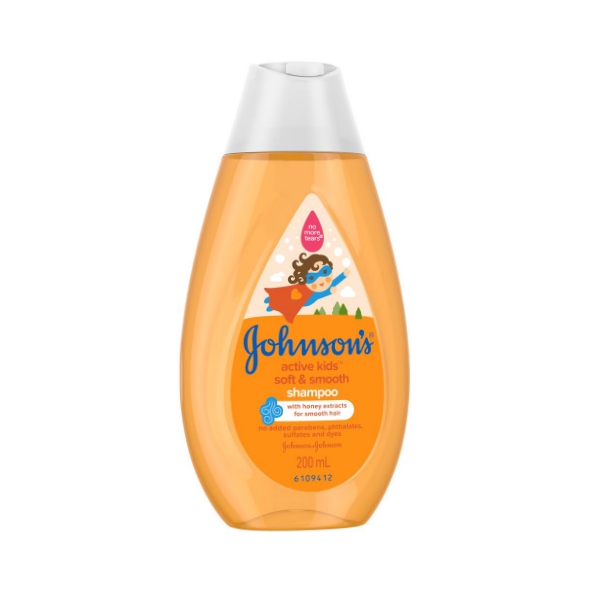 Johnsons Active Kids Soft Smooth  Champu 200Ml