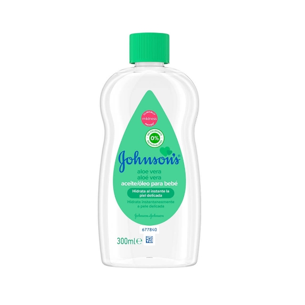 Johnsons Baby Aceite Corporal Aloe Vera 300Ml