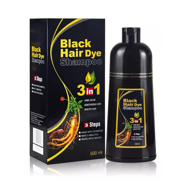 Meidu Shampoo De Tinte 3 En 1 Negro Natural 500Ml
