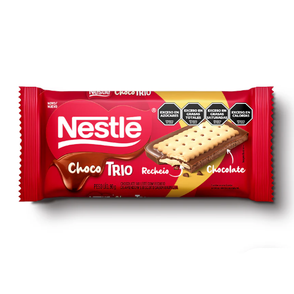 Nestle Galleta Chocotrio Amendoim 90Gr.