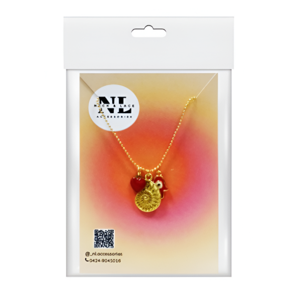 Nl Accessories Cadena Triple Dije C.Tdd