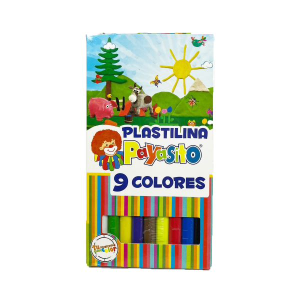 Plastilina 9 Colores Payasito