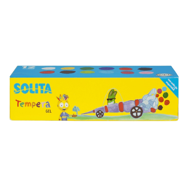 Solita Tempera Gel X12 Unidades