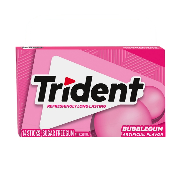 Trident Bubblegum Sin Azúcar X 14Sticks