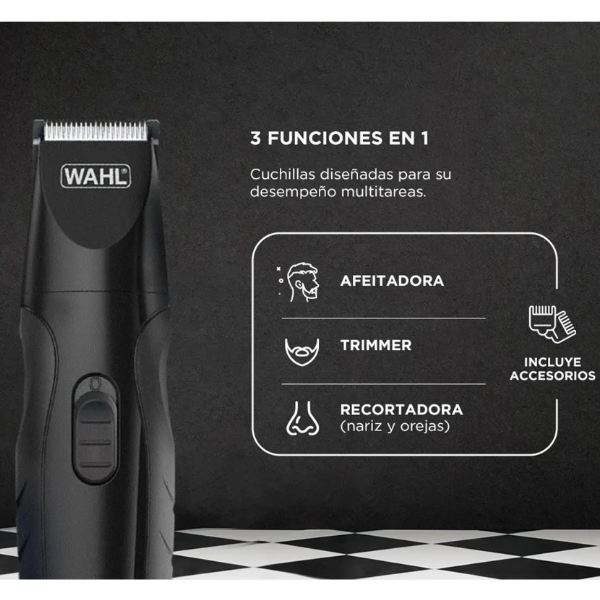 Wahl Maquina De Afeitar Model 9685 Negra - Imagen 3