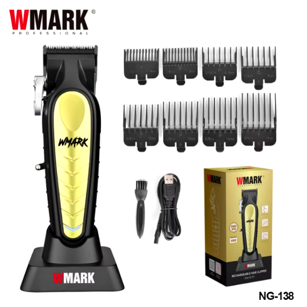 Wmark Maquina Para Cortar Cabello Trimer Ng-138