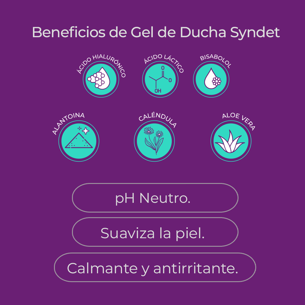 Zoah Gel De Ducha Syndet 400Ml - Imagen 2