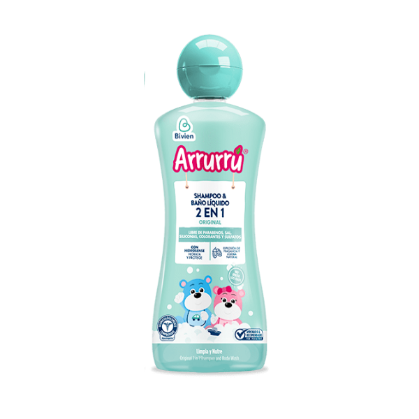 Arrurru Shampoo & Baño Liquido Original 220Ml