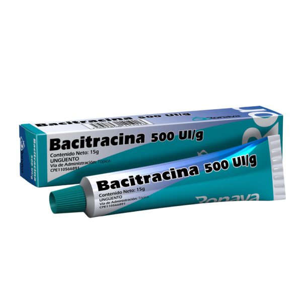 Bacitracina 500Ui Ungüento x 15gr - Ronava
