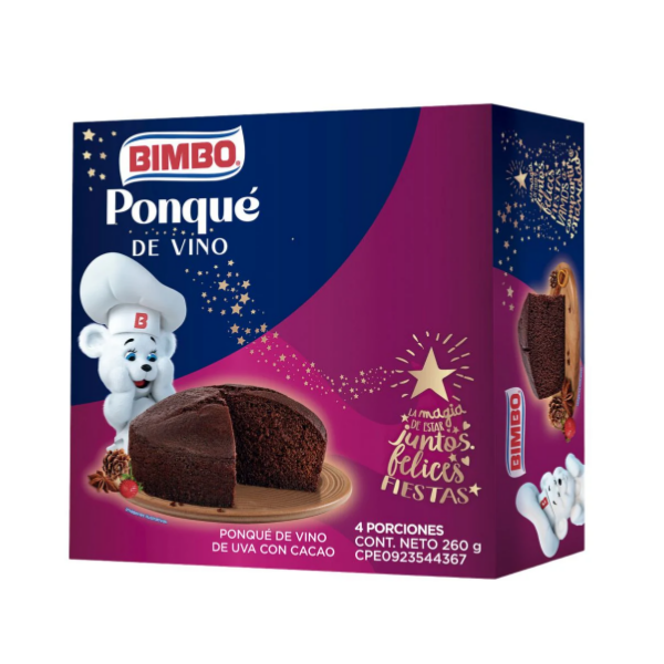 Bimbo Ponque De Vino 260Gr.