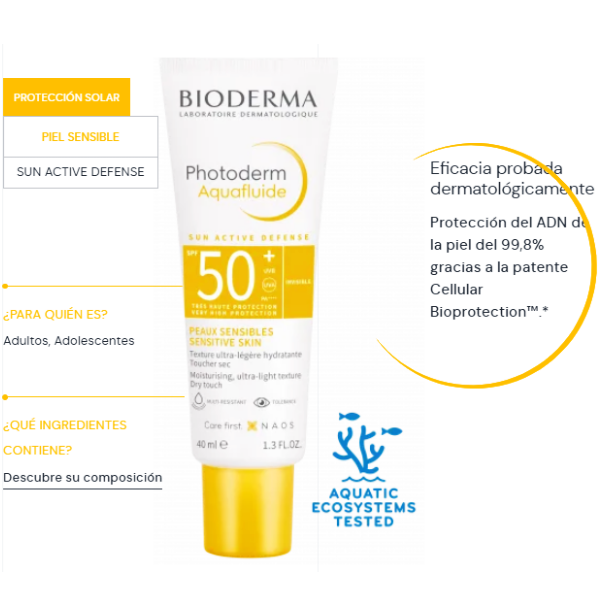 Bioderma Photoderm Creme 40Ml Aquafluide - Imagen 2