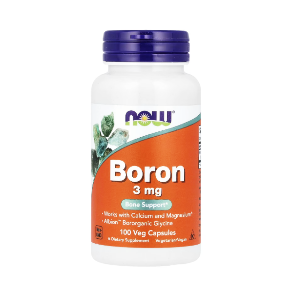 Boron 3Mg X 100 Capsulas Now