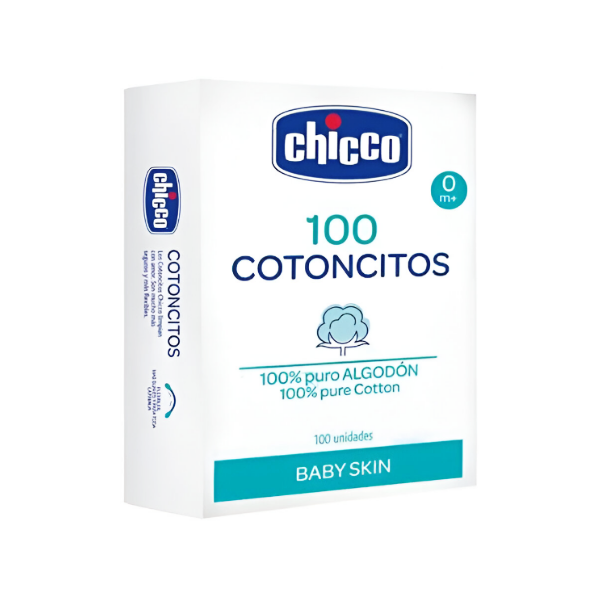 Chicco Cotoncitos Baby Skin Om+ X 100 Unidades