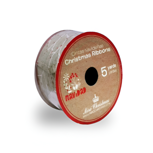 Cinta Navideña 6.3 Cm x 3Yds
