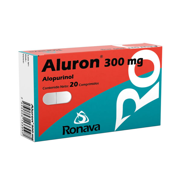 Aluron Alopurinol 300Mg X 20 Comprimidos Ronava