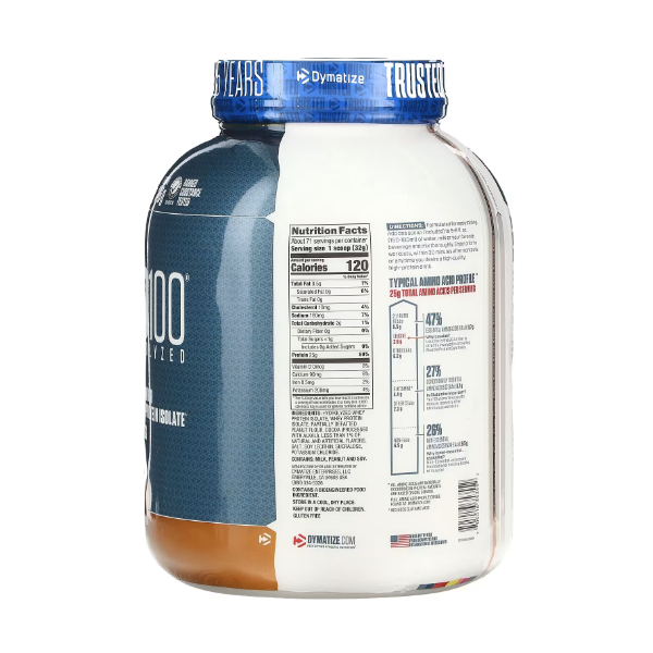 Dymatize Isolate Whey Protein Iso100 Chocolate Peaunut Butter Polvo X2.3Kg - Imagen 2