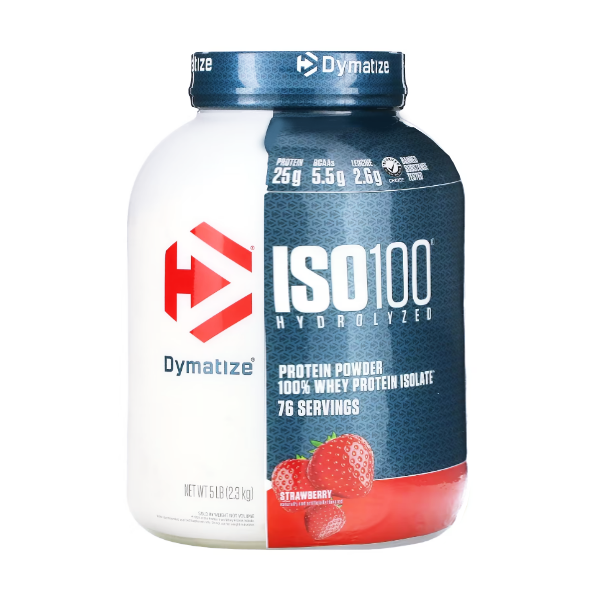 Dymatize Isolate Whey Protein Iso100 Strawberry Polvo X2.3Kg