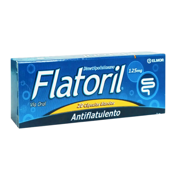 Flatoril Simeticona 125Mg X 20 Cápsulas Elmor