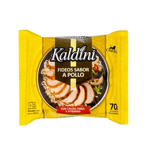 Kaldini Fideos Sabor Pollo 70Gr.
