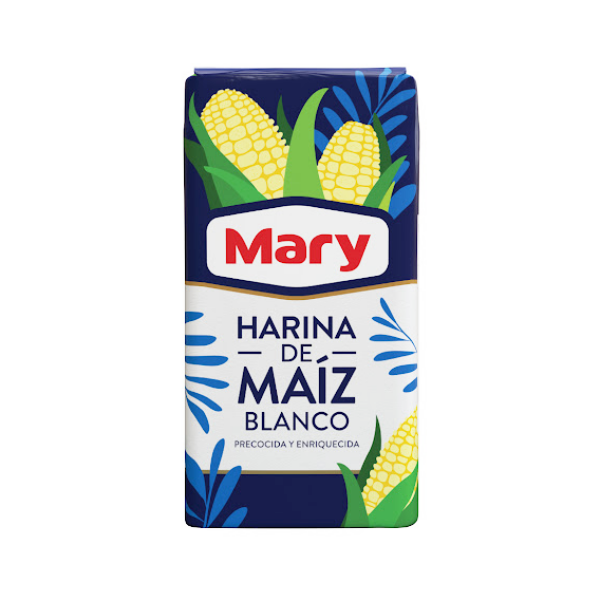 Mary Harina De Maiz Blanco 900Kg.