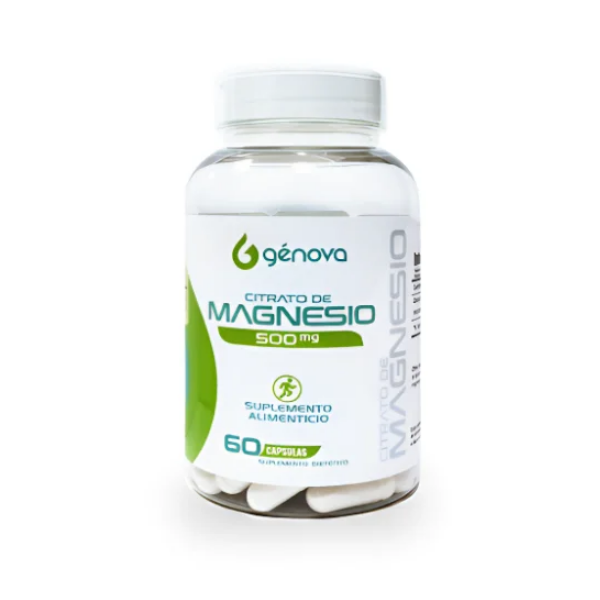 Citrato De Magnesio 500 Mg X 60 Cápsulas Genova
