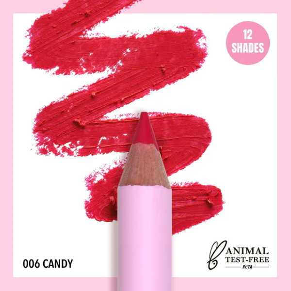 Moira Lápiz Labial Flirty Delineador Tono 006 Candy 1.1Gr