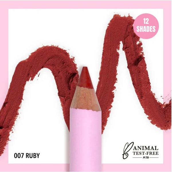 Moira Lápiz Labial Flirty Delineador Tono 007 Ruby 1.1Gr