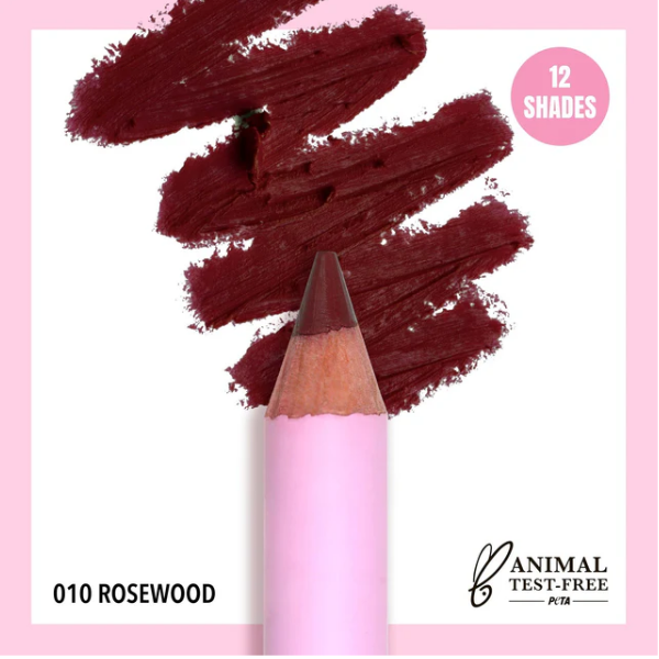 Moira Lápiz Labial Flirty Delineador Tono 010 Rosewood 1.1Gr