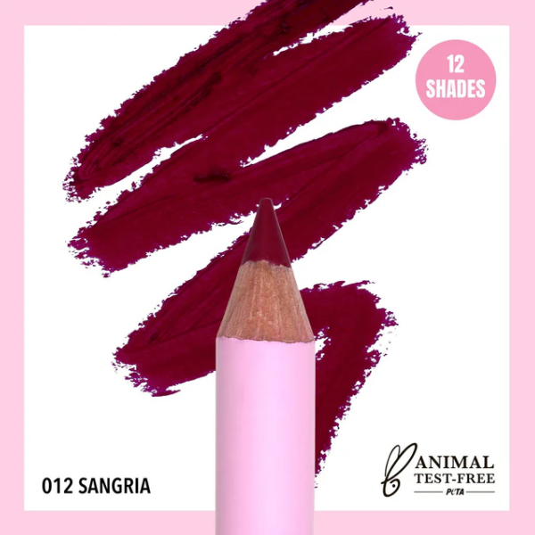 Moira Lápiz Labial Flirty Delineador Tono 012 Sangria 1.1Gr