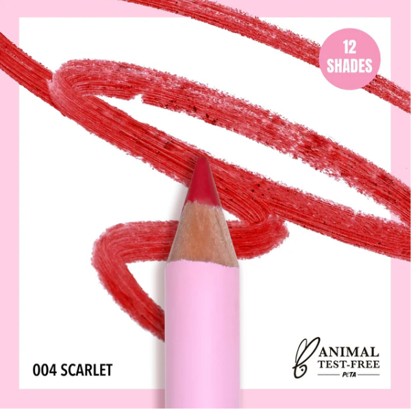 Moira Lápiz Labial Flirty Delineador Tono 04 ScarleTono 1.1Ml