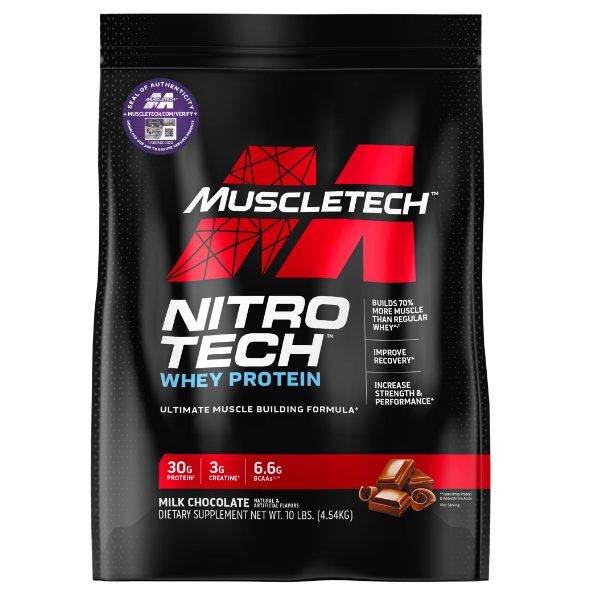 Muscletech Nitrotech Proteina Milk Chocolate. 4.54Kg.